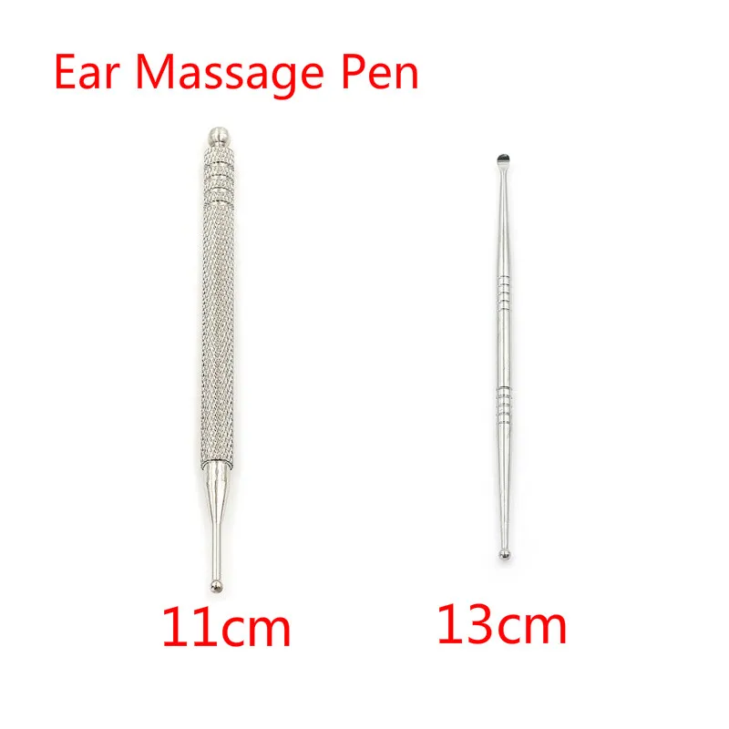 11/13cm Acupuncture Point Probe Stainless Steel Auricular Point Pen Health Care Beauty Ear Reflex Zone Massage Needle Detection