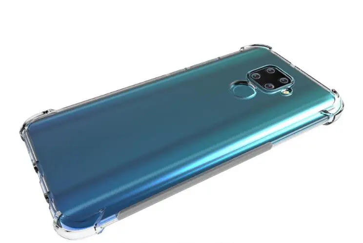 Для huawei mate 30 Lite& huawei nova 5i Pro Чехол+ закаленное стекло Мягкий ТПУ гелевый защитный силиконовый прозрачный чехол для телефона