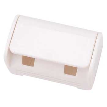 

Household Toothbrush Holder With Two Head 302AAB Viscose Type Simple Dustproof Toothbrush Holder- ztou