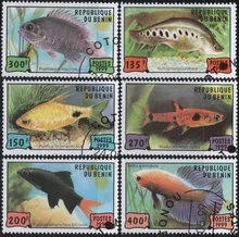 6 sztuk zestaw znaczki pocztowe Benin 1999 tropikalna ryba ozdobna używane znaczki pocztowe oznaczone znaczkami pocztowymi do zbierania tanie tanio CN (pochodzenie)