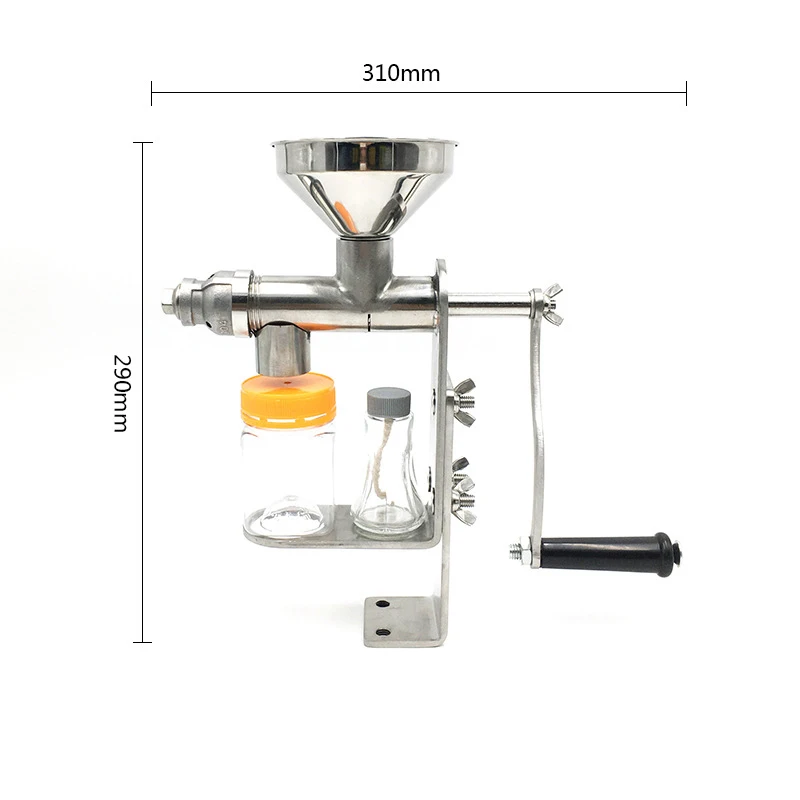 Stainless Steel Oil Press Machine Manual Oil Press Machine Peanut Oil Olive Oil Nut Seed Oil Press 5