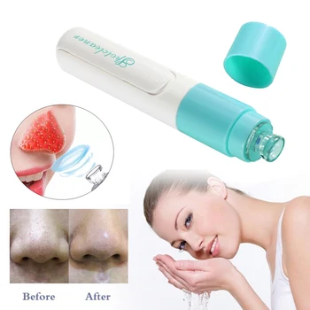 

2 Pieces Portable Electric Blackhead Removal Cleanser Comedone Extractor Acne Remover Point Noir Remover Black Dot