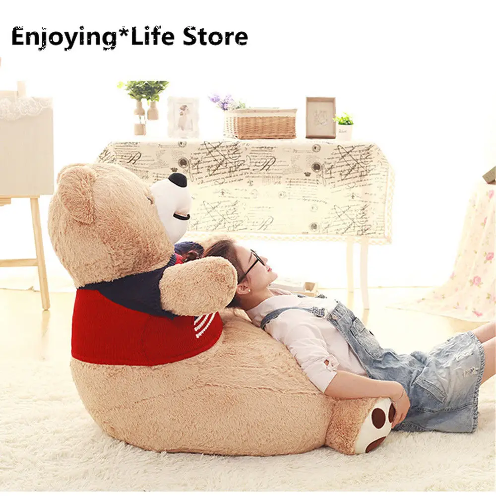 Cotton Bear Plush Luxury Sofa Anime Bears Chair Tatami Cushion Kids Kindergarten Kids Chair Kids Furniture Toddler Chair