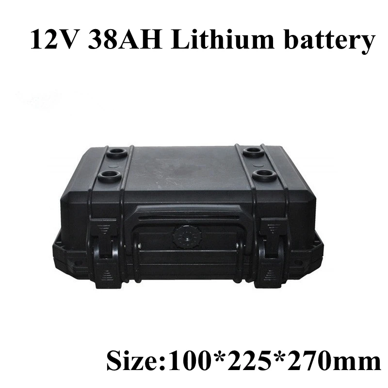 Аккумуляторная литиевая батарея 12 В 38Ah 40Ah литий-ионный с BMS для лампы электрический скутер хранение энергии солнечной системы UPS