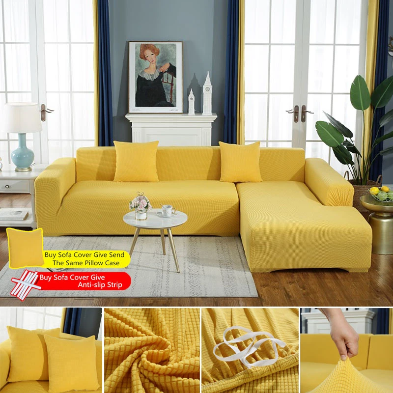 Elastische Sofa Abdeckung Für wohnzimmer Fleece Anti Slip Couch Hussen  Sessel Möbel Protector L form ecke sofa abdeckung|Sofabezug| - AliExpress