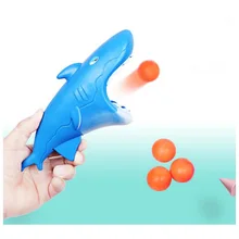 Игрушечная Рогатка Акула Capatult Catch Throw Ball Launcher игрушки для детей