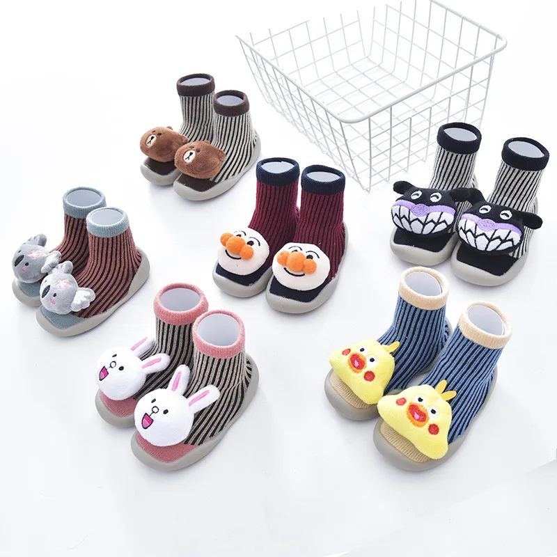 

Infant Soft-Soled Shoes INS South Korea Origional Plush Doll Baby Toddler Shoes Socks Infant Floor