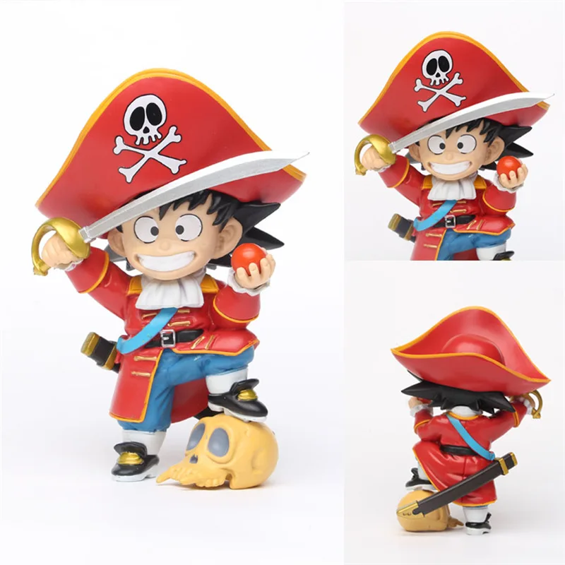 Dragon Ball Z Son Goku Figurine COS Pirate Goku Action Figures PCV Toys Dragon Ball Z Anime Child Goku Figurine Figura Toys Gift