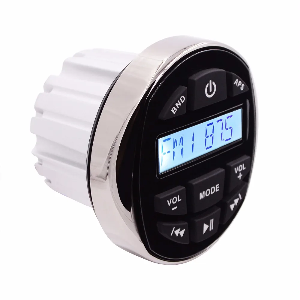 Морской Стерео радиоприемник Bluetooth аудио FM AM MP3 плеер + 1 пара 4