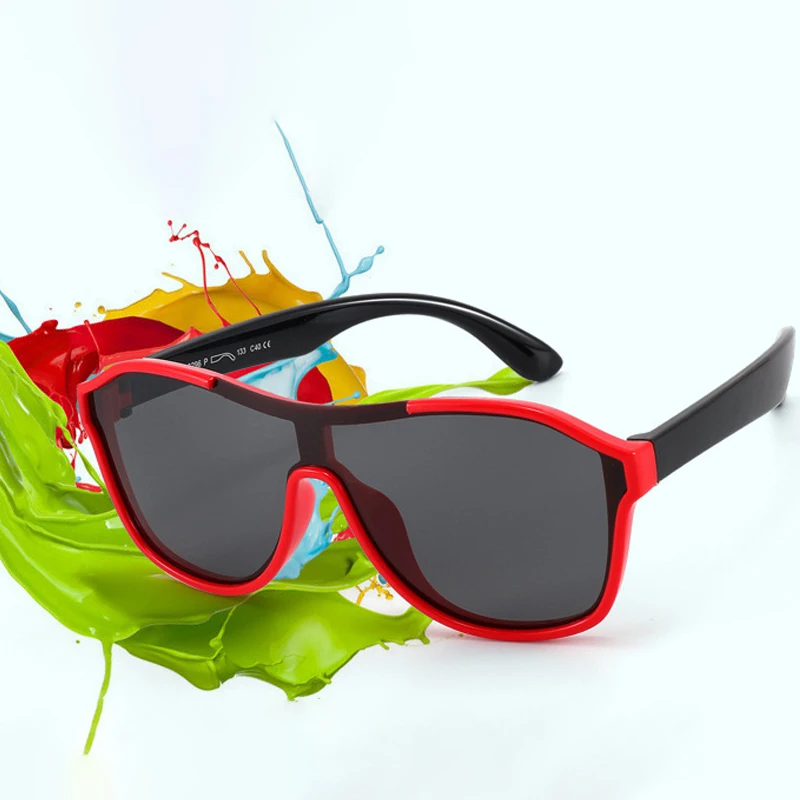 Children Sunglasses Boys Girls Kid Shades Bright Lens Polarized UV400 Protection Stylish Fashion Eyewear Baby Outdoor S8296