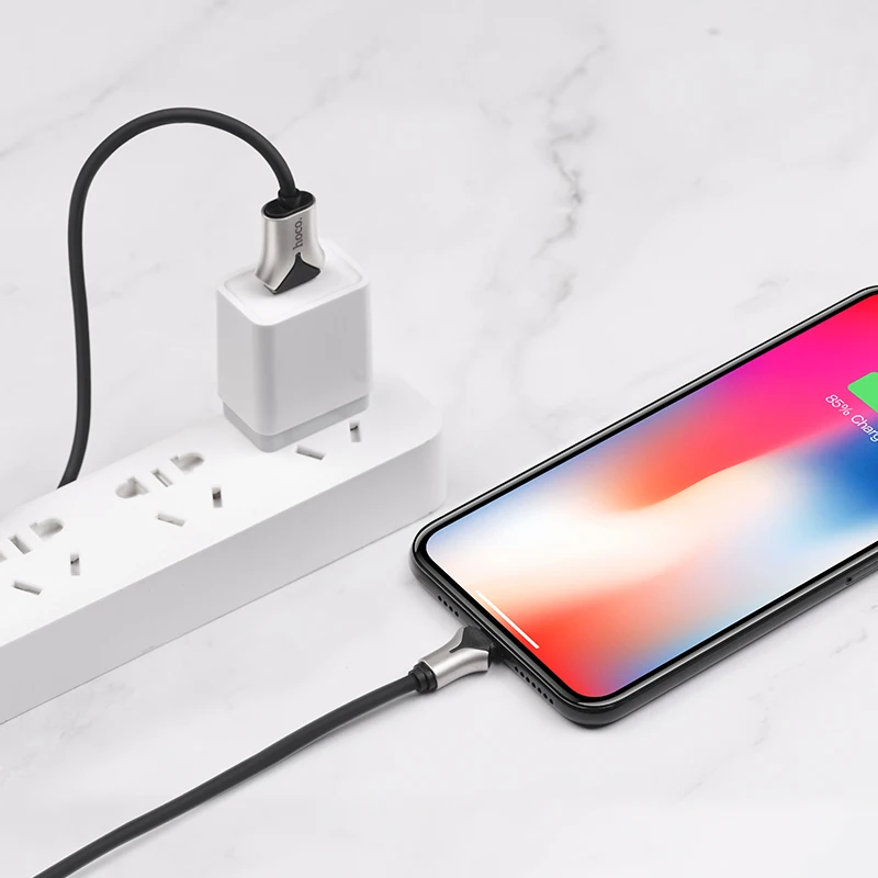 HOCO U67 20 шт./лот 1,2 м Прочный USB кабель для iPhone кабель Micro кабель для samsung USB кабель зарядное устройство провод