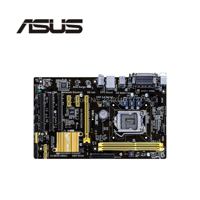 Разъем LGA1150 USB3.0 SATA3 для ASUS H81-A рабочий стол для Intel H81 материнская плата DDR3