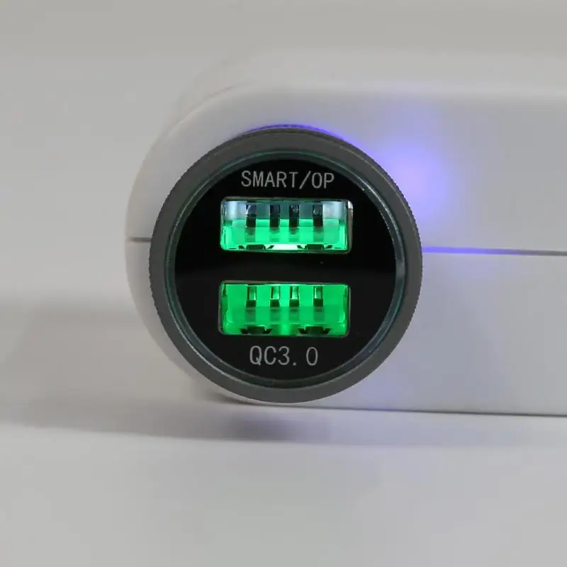 PQ3B 36W Автомобильное зарядное устройство QC 3,0 двойной USB адаптер для быстрой зарядки телефона