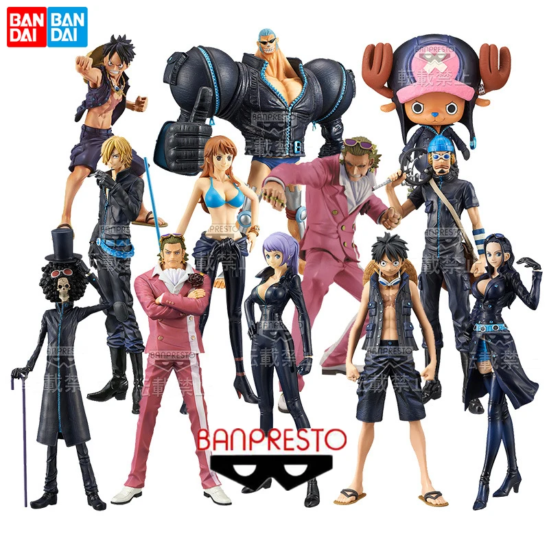 Bandai Original BANPRESTO One Piece Theater GOLD Frank Chopper Luffy Nami Robin Gilder Sanji Figure Toy Gift | Игрушки и хобби