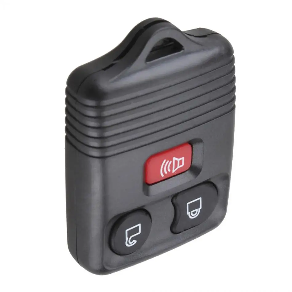Черный 3 кнопки авто без ключа замена ключа дистанционного Fob оболочки чехол для автомобилей Ford