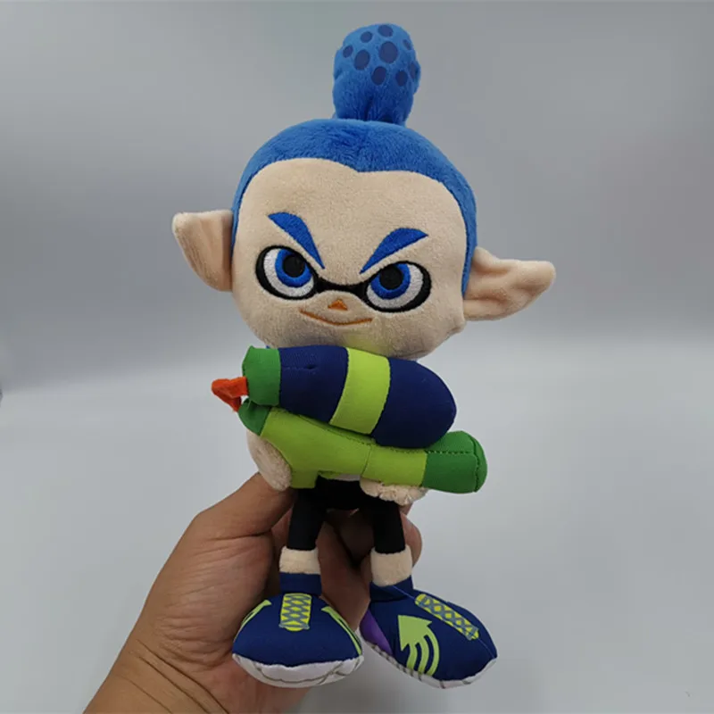 Горячая игра маленький Бадди Splatoon 2 Плюшевые игрушки Мягкие игрушки кукла Подарите вашему ребенку подарок на день рождения - Цвет: Синий