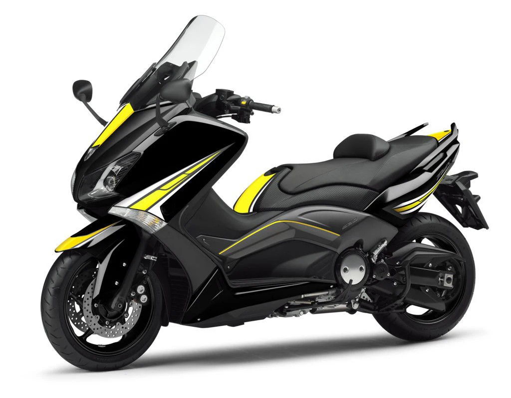 Для TMAX530 2012 2013 12-16 универсальная наклейка-держатель для мотоцикла Наклейка для тела Эмблема Наклейка s Белый Красный A - Цвет: Black yellow A