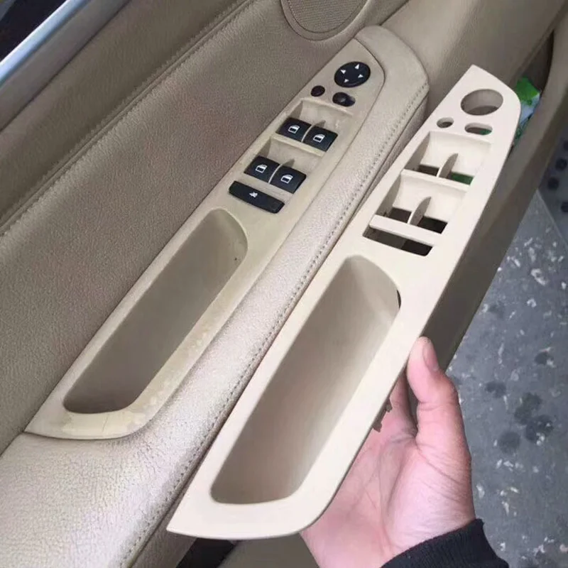 4-teiliges Set Auto vorne Fahrertür griff Armlehnen abdeckung Innen tür Zug griff verkleidung Verkleidung für BMW x5 x6 e70 e71 2011-2015 – Detail 1