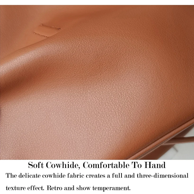 FELIX & FELICIA Fashion High Quality Shoulder Handbags Women Genuine Leather Crossbody Ladies Casual Retro Design Tote Flap Bag