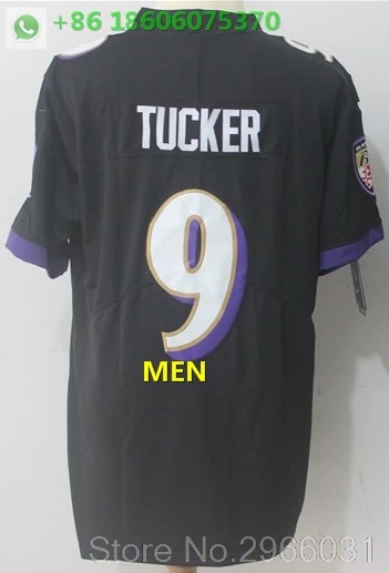 Baltimore A+++ Качественная мужская футболка для взрослых Джастин Такер 9 Terrell Suggs 55 C. J. Mosley 57 Eric Weddle 32 Joe Flacco 5