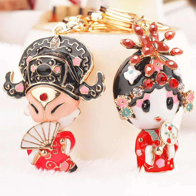 

New Crystal Keychain Rhinestone Wild China Wind Car Keychain Female Creative Cute Fashion Pendant