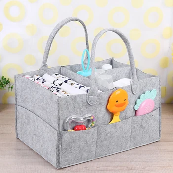 

Swabs-Holder Bathroom Storage Box Baby Diaper Organizer Caddy Changing Nappy Kids Storage Carrier Bag Large Pocket