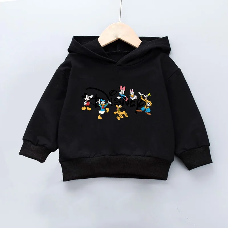 kid in sweatshirt vine Disney Mickey Kids Sweatshirts Spring Fall Boys Pullover Shirts Long Sleeve Baby Toddler Girls Top Clothes Children Hoodies children's hoodie Hoodies & Sweatshirts