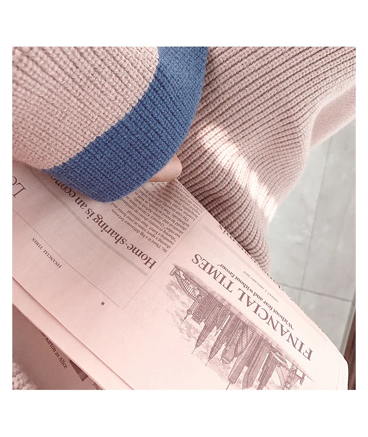 Autumn Winter Women's Sweater Knitting Set Long-sleeved Pullover and Skirt Suit Korean Sweater Set 2-piece Set Skirt Women 9736