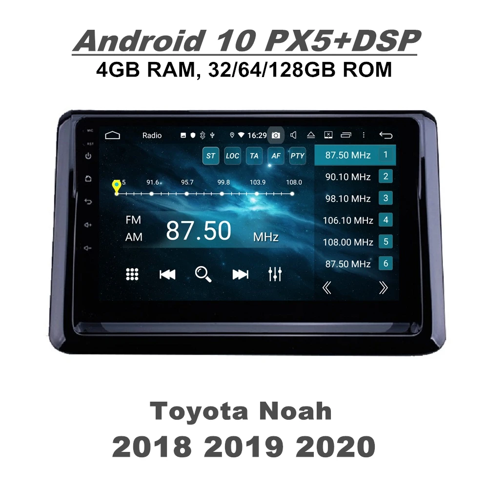 おすすめの人気 カーラジオ9インチ Android 10 4gb 128gb Dsp Dvd Gps Wifi Bluetooth 18 ステレオ 接続が簡単 トヨタノア19車用 Px5 新品で購入 Kingscages Com