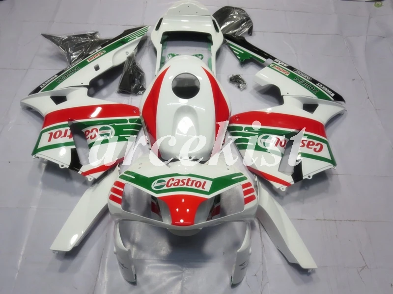 

4 Free Gifts New Injection Mold Full Fairings kit Fit For Honda CBR600RR F5 2003 2004 03 04 600RR 600 custom Green white
