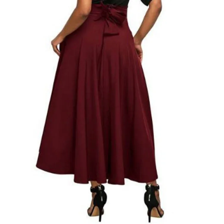 

Foreign trade exports to Europe and America spring and summer new products multicolor big swing skirt fashion female wild money