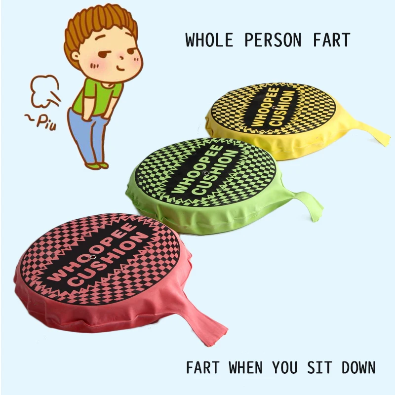 thumbnail image 2 of Langgg Whoopee Cushion Fart Sound Noise Fart Sound Toy Maker Prank Toy Party Prop Stress Relief Kids Adults Whoopee Bag Medium 2 of 9
