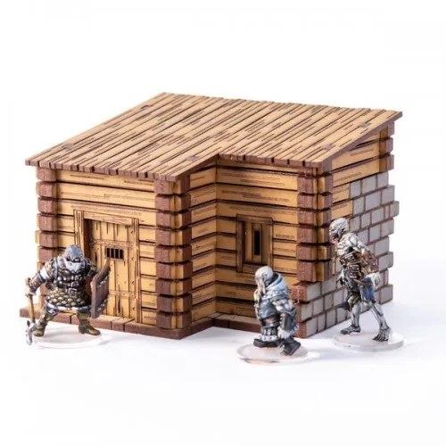 

Ratio 1:56 Board Wooden Basswood Camp Scene For War Games Hammer Trpg Tabletop Rpg Wooden Panel Laser Cutting Linear Wall 28 Mm