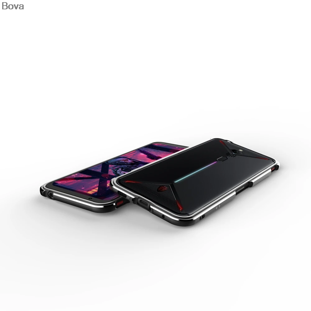 Чехол для Nubia Red Magic 3 роскошный Ультратонкий алюминиевый бампер ZTE 3s + 2 пленки (1