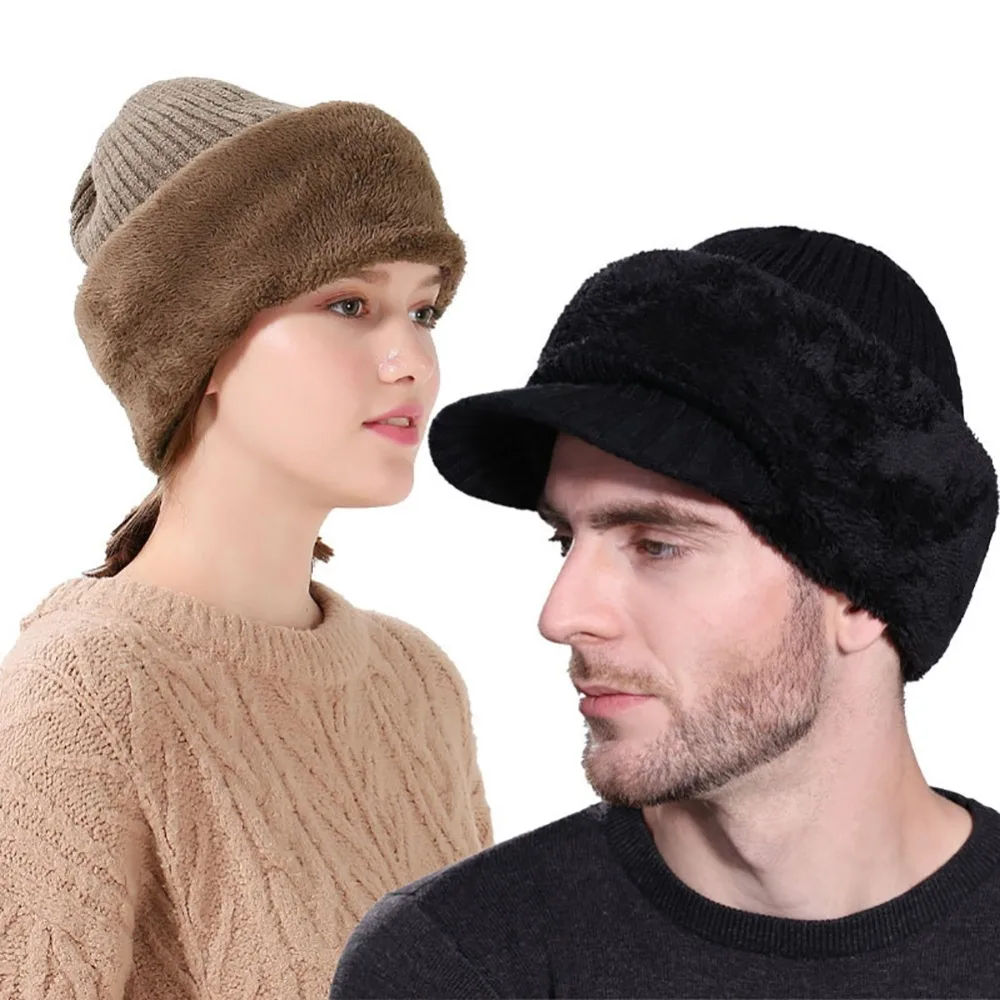 Горячая Распродажа езда на велосипеде Полный маска для лица пушистая Балаклава Термо-шарф зимняя вязаная зимняя шапка, шарф Теплый головной убор