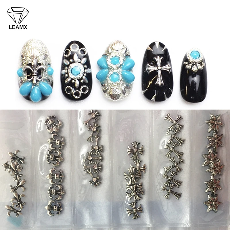 

LEMAX Mixed/bag Jesus Rhinestone Nail Art Decorations 3D DIY Alloy Manicure Tools Vintage Nail Accessories Nails Decoration L521