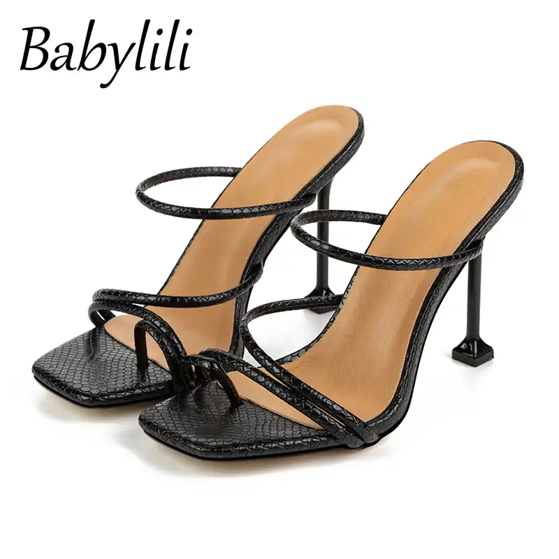 mule slippers with heel