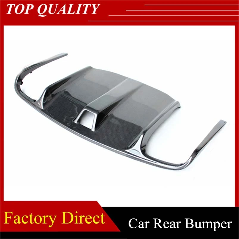 

Car styling fits for E Class W207 2010-2013 E200 E220 E250 Real carbon fiber Car Rear bumper lip diffuser
