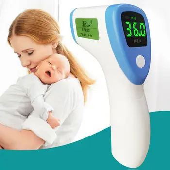 

Handheld Digital Infrared Body Forehead Thermometer For Baby Kids Adults Non-contact Temperature Measuring Medical Health