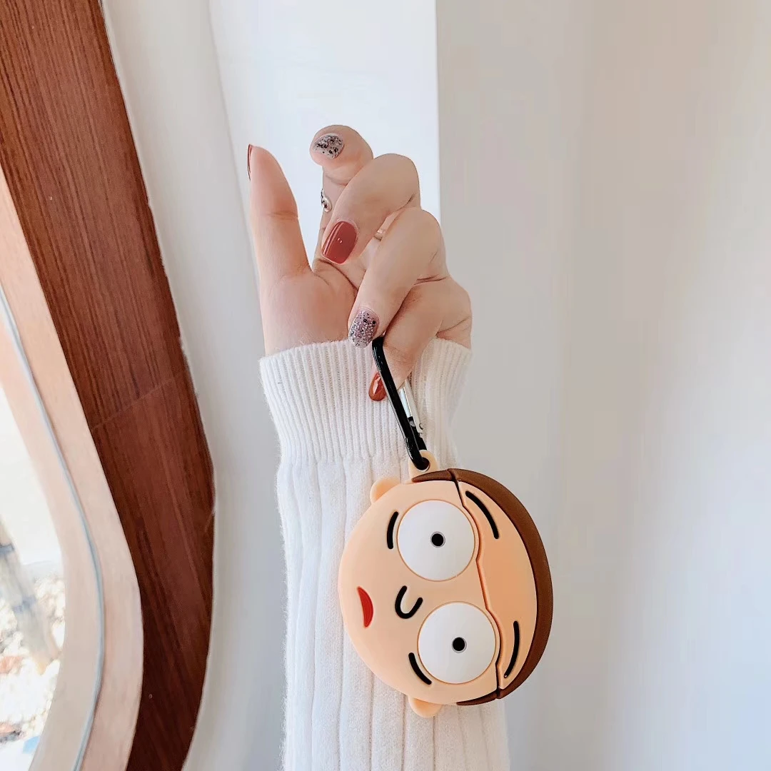 Мультфильм Рик и Морти беспроводной Bluetooth наушники крышка милый чехол для Apple AirPods Pro силиконовый зарядный чехол для Airpods 3