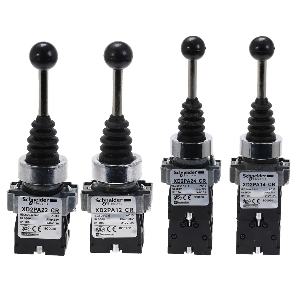 

1NO 1NC 2 Position rocker switch XD2PA12 XD2PA22 2NO 2NC 4 Position cross rocker switch XD2PA14 XD2PA24 joystick controllers