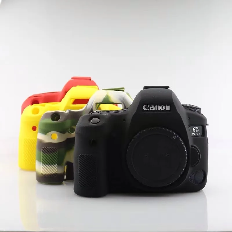 Мягкий силиконовый резиновый защитный чехол для камеры Canon 6D Mark II 6DII | Электроника