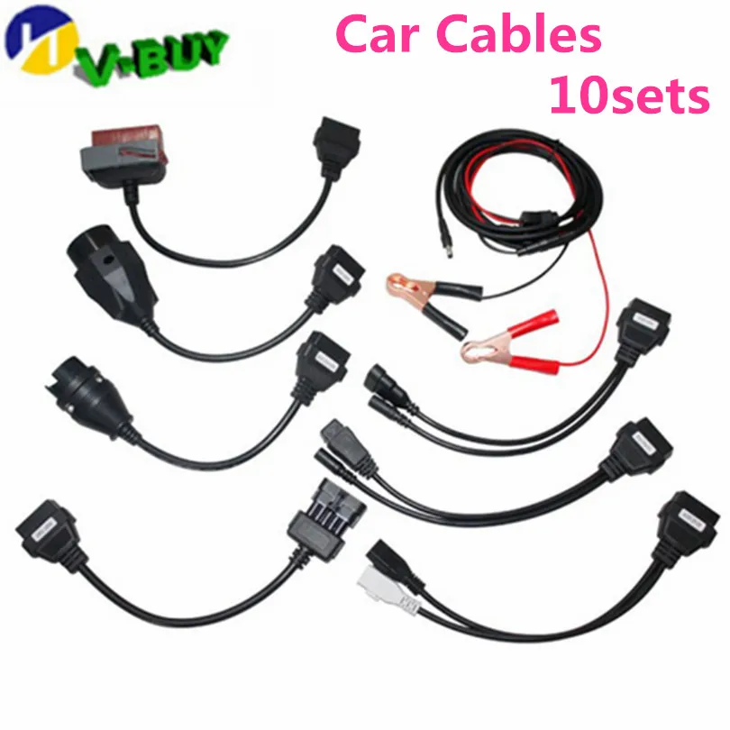 10 компл. Новые VCI автомобильные кабели для OBDIICAT TCS PRO Plus OBD2 диагностические соединительные кабели сканер для автомобилей