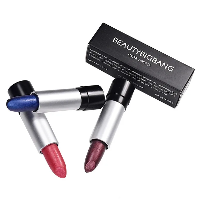 Goede BeautyBigBang Matte Lipstick Waterproof Make Up Cosmetica Pigment 12 Kleuren Langdurige Metallic Lip Stick Batom