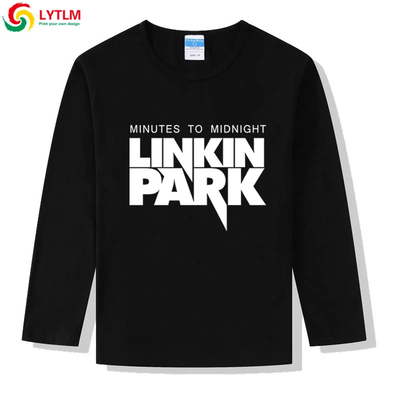 LYTLM Linkin Park Camiseta/футболка с длинными рукавами футболки для маленьких мальчиков и девочек-подростков, уличная одежда для детей, топы для девочек, детская одежда - Цвет: CX LYCRA Black