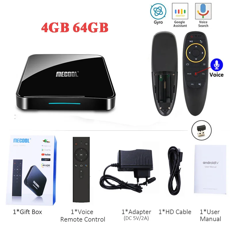 ТВ приставка 4k Android 9,0 MECOOL KM9 PRO A tv Amlogic S905X2 KM3 4 Гб DDR4 32 Гб 64 Гб двойной Wifi BT Google Youtube Netflix медиаплеер - Цвет: KM3 4GB 64GB G10s