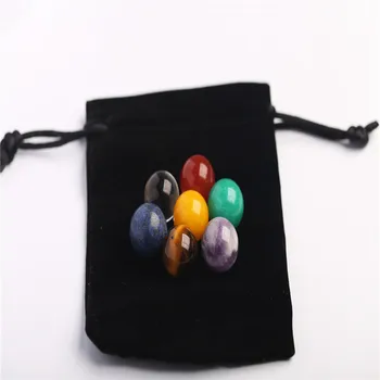 

7pcs/Set Chakra Natural Stone Palm Crystal Healing Wicca Natural Spirituality Reiki Generator Healing Gemstones House Decor