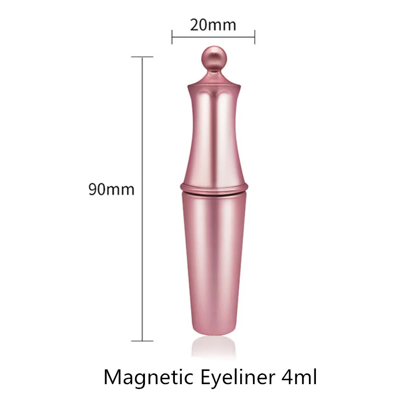Eyeliner Новинка, 5 магнитных накладных ресниц, магнитная подводка для глаз, натуральные густые Длинные Накладные ресницы, водонепроницаемые, легко сохнут, подводка для глаз, косметика - Цвет: Eyeliner