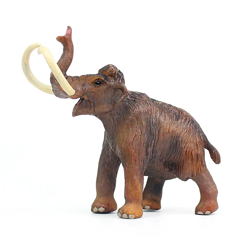 

Cross Border Hot Sales Model Wild Animal Model Small Long-haired Elephant Model Solid Plastic Kids' Toy Decoration Gift