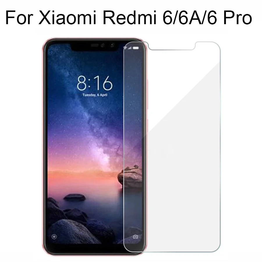 5 шт. Redmi 6Pro закаленное стекло для Xiaomi note 6 Pro 6A Mi A2 Lite Защитная пленка экрана Xiomi |